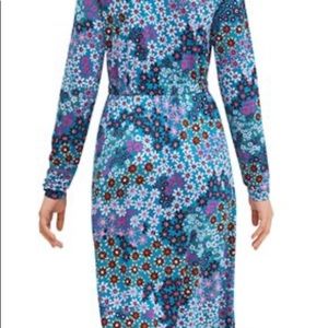 Kate Spade pacific petals knit dress